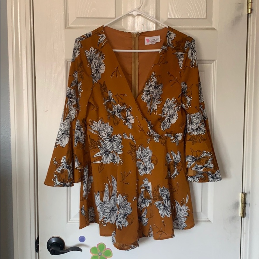 Cute floral romper